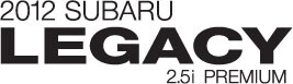 2012 Subaru Legacy 2.5i Premium (M6)